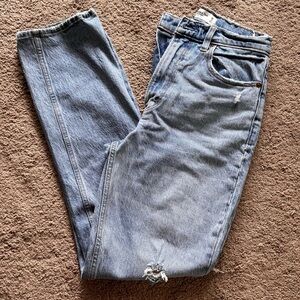 Abercrombie Curve Love The 90s Straight Ultra High Rise Jeans